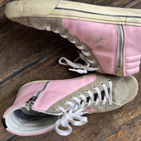 Golden Goose Leather Slide Classic-Pink - Picture 5 of 6